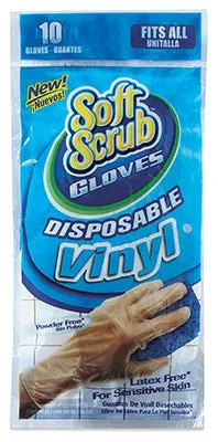 10CT Disp Vinyl Gloves