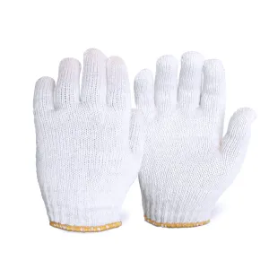 12 Pairs - Bleach White Knit Glove