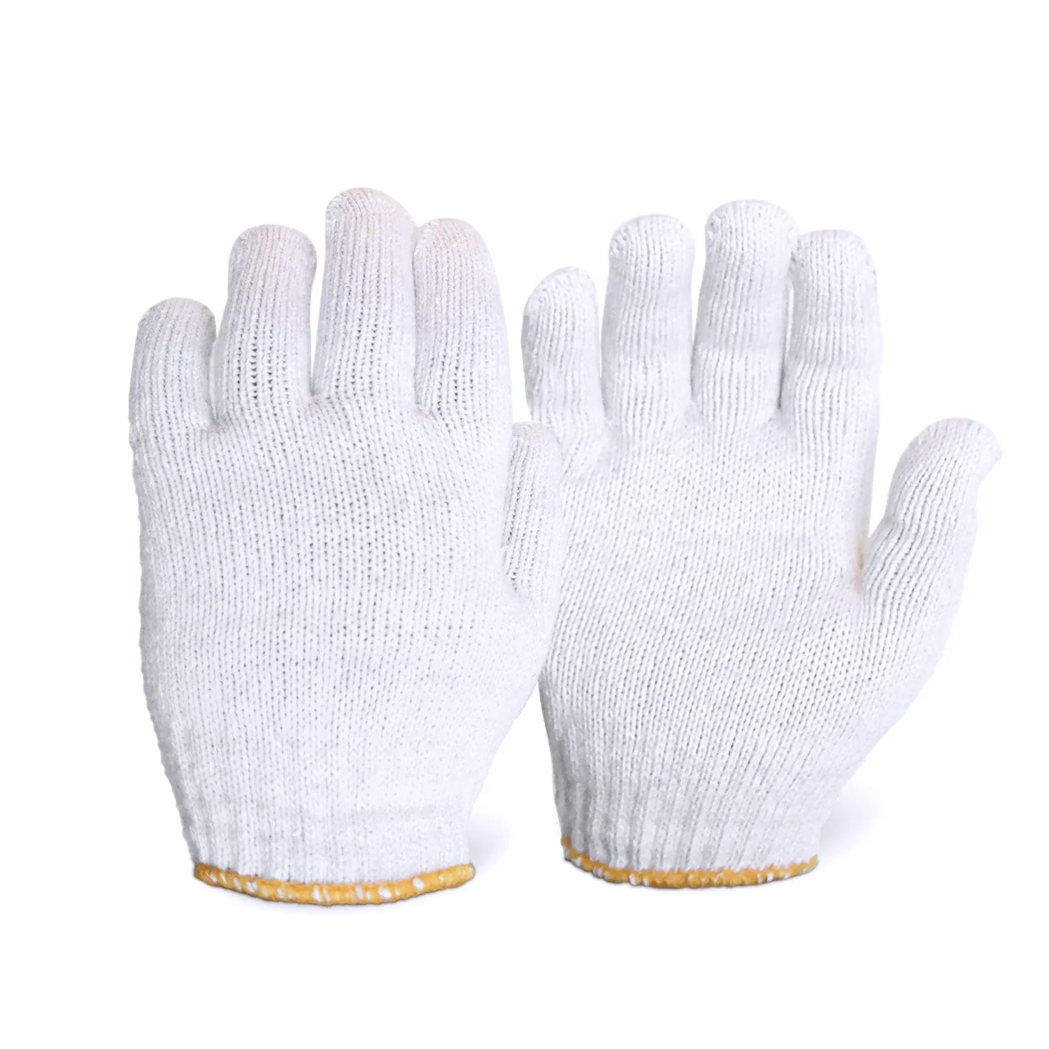 12 Pairs - Bleach White Knit Glove