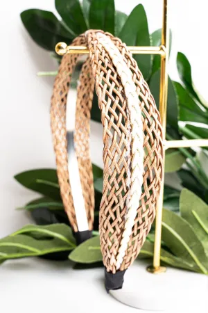 50% OFF! Dreamy Destination Brown Woven Headband