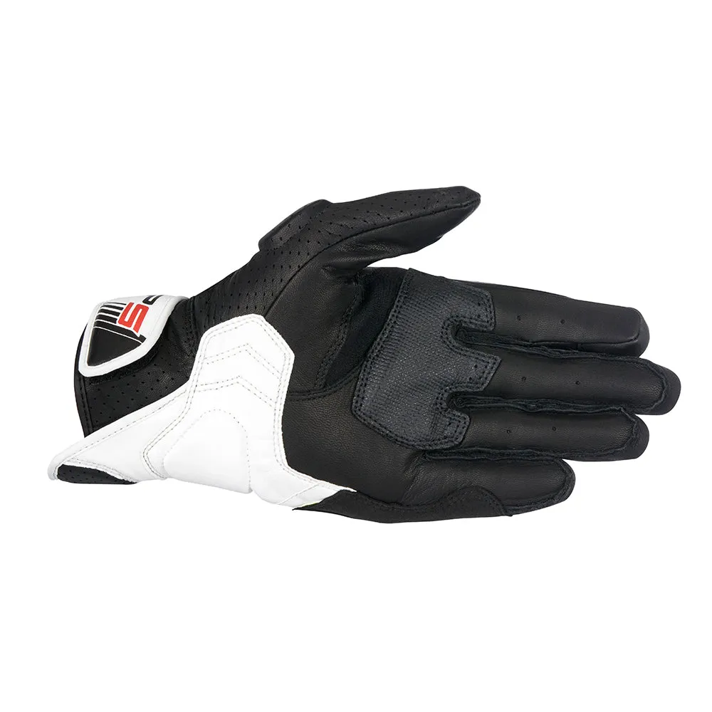 Alpinestars SP-5 Motorcycle Gloves White Red