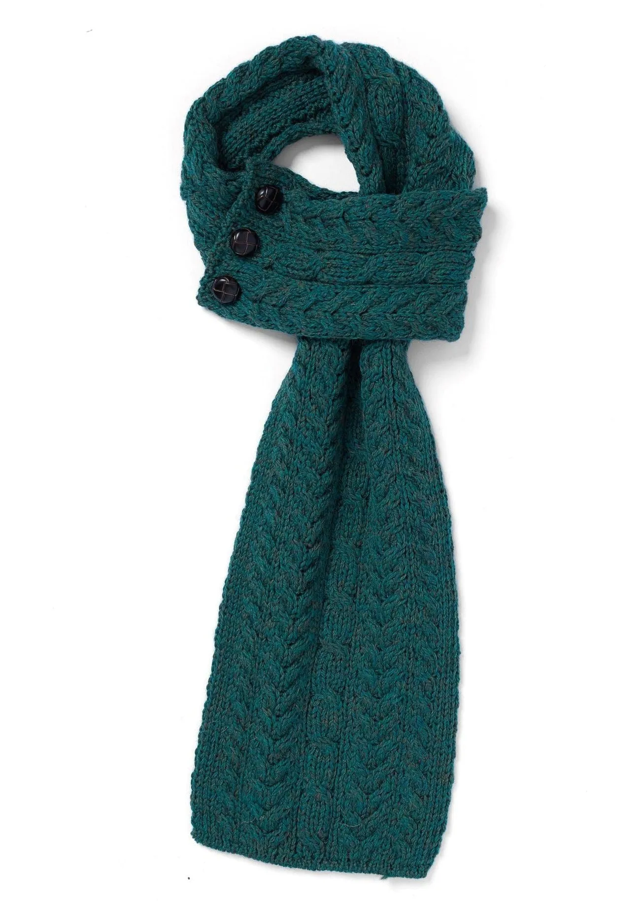 Aran Loop Scarf | Connemara Green