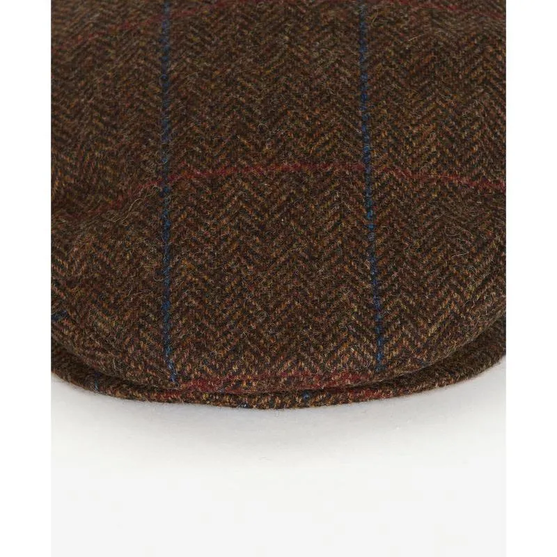 Barbour Cairn Mens Waterproof Tweed Cap - Brown Check