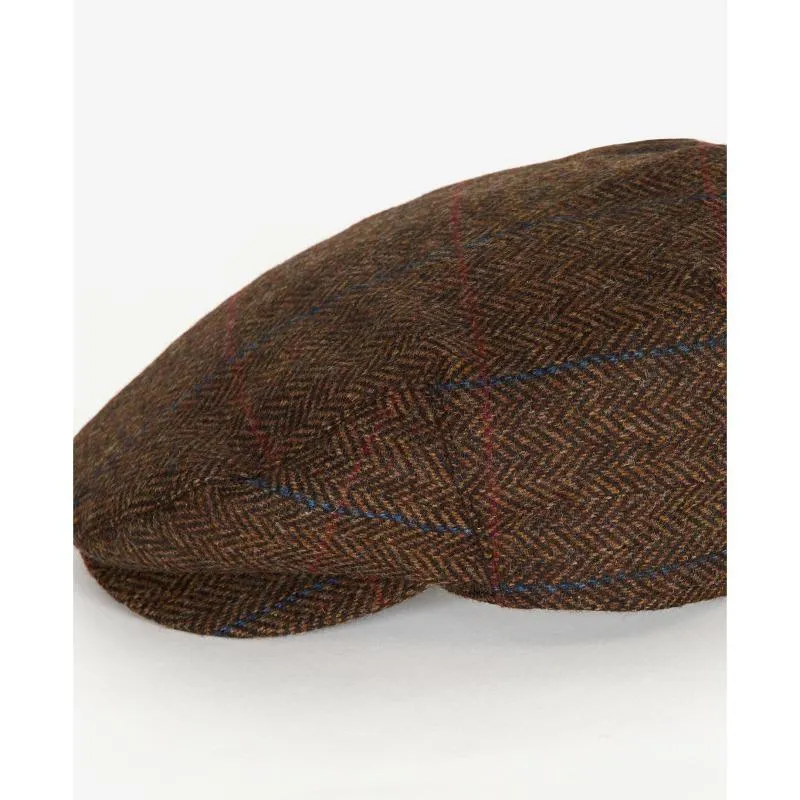 Barbour Cairn Mens Waterproof Tweed Cap - Brown Check