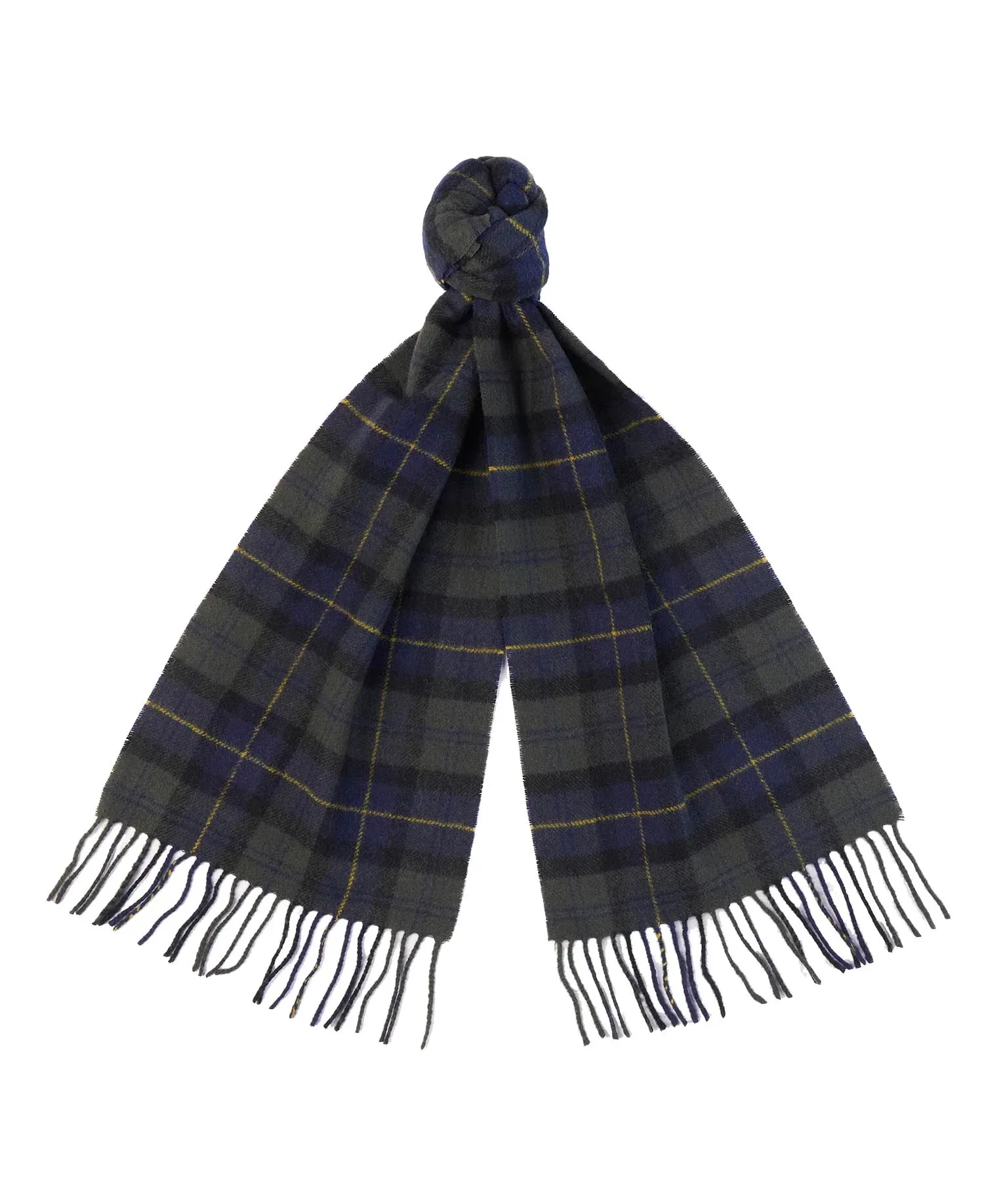 Barbour - Tartan Lambswool Scarf, Olive Night