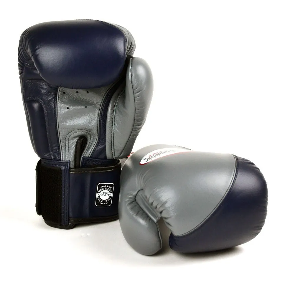 BGVL8 Twins Grey-Navy 2-Tone Boxing GLoves