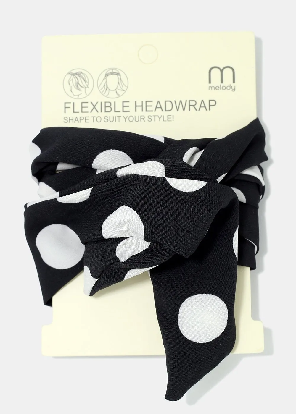 Black & White Flexible Headband