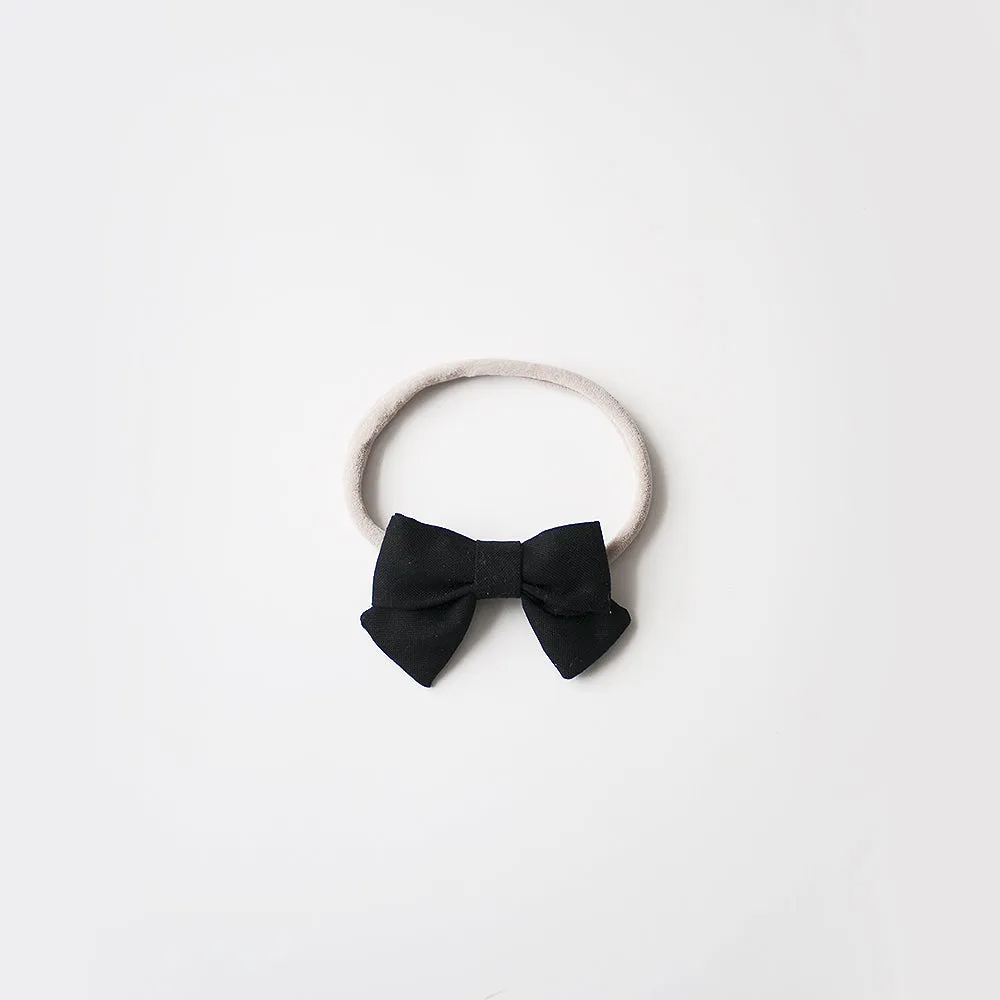 Black | Petite Sailor Bow