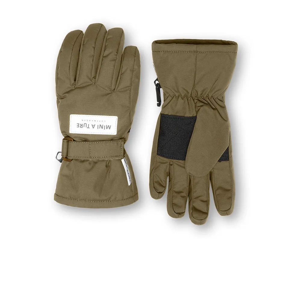 Celio Gloves Capers Green