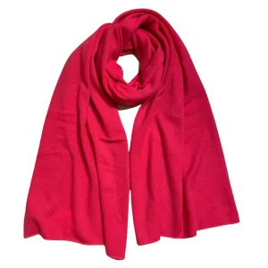 Cerise Pink Cashmere Travel Wrap