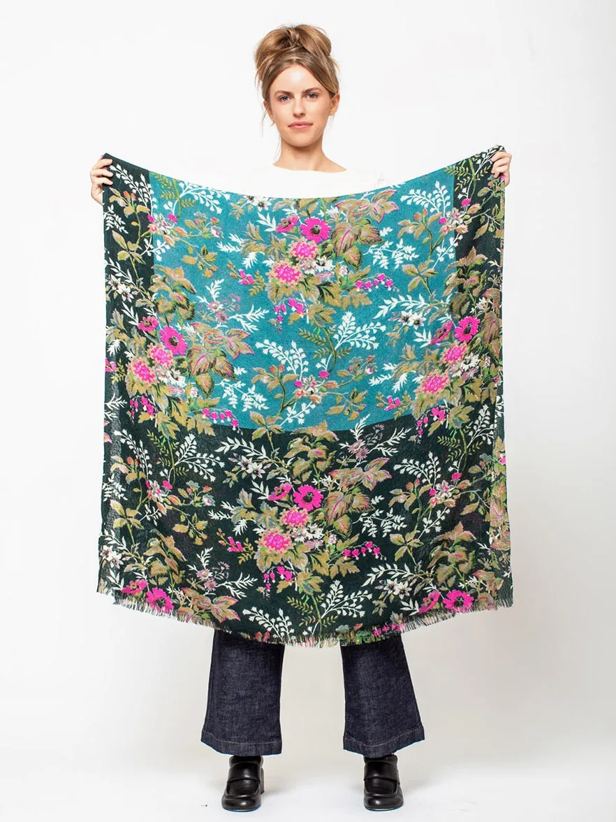 Classic Floral Scarf