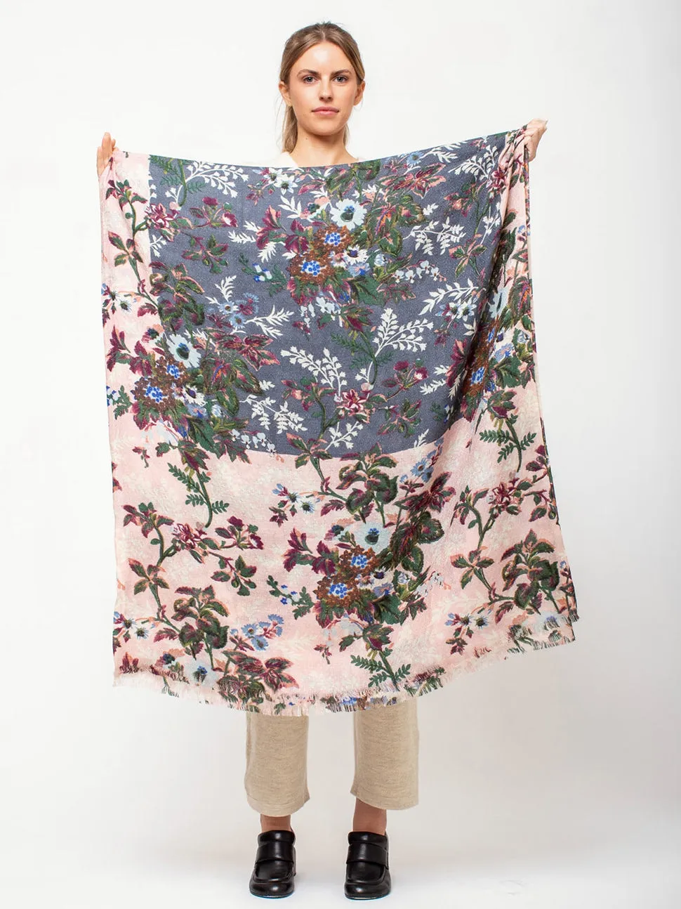 Classic Floral Scarf