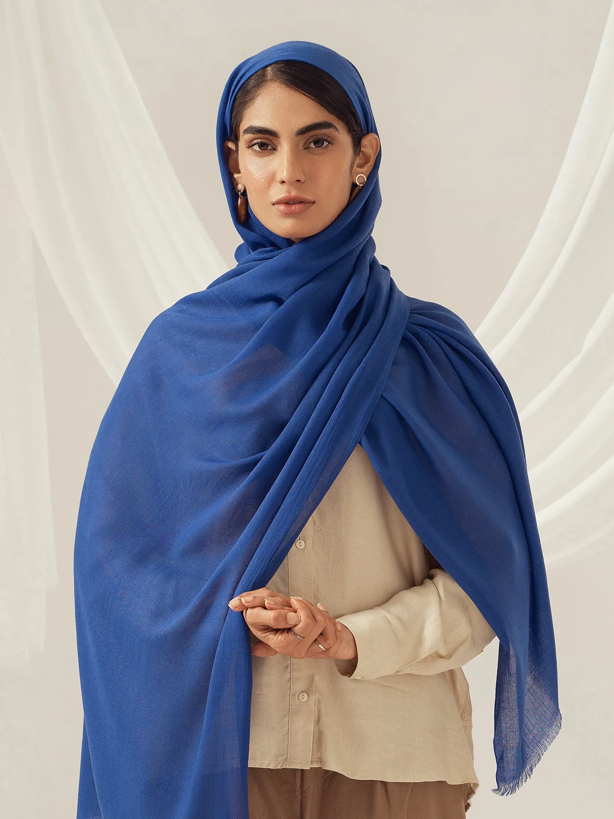 Eco-Luxe Scarves & Hijabs - Royal Blue