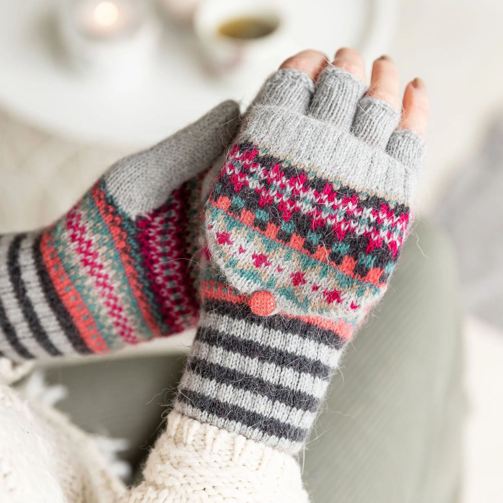 Fabulous Fairisle Knit Gloves