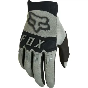 Fox Racing  Dirtpaw Gloves Knuckle Coverage Touch Screen Compatible Secure Pewter