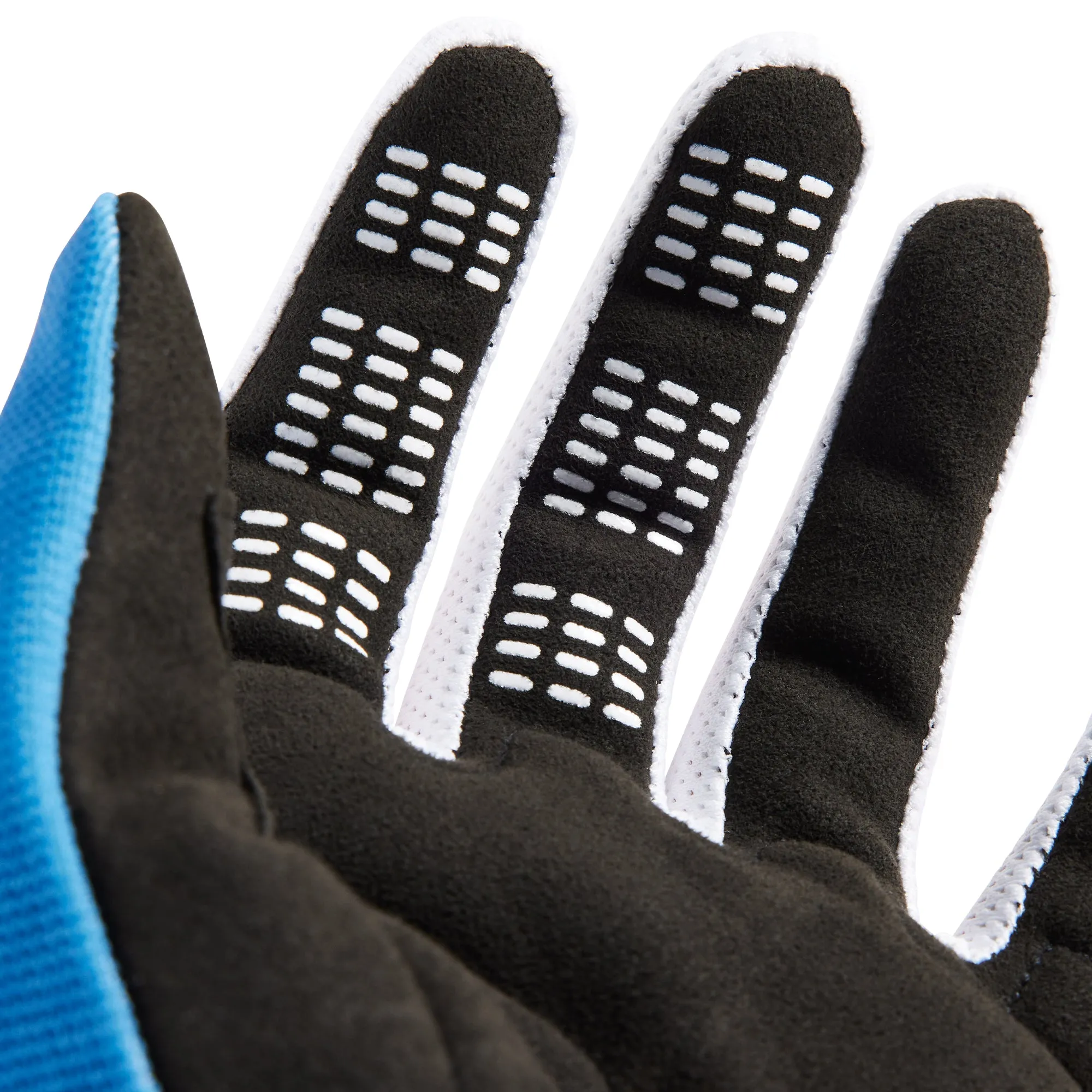 Fox Racing  Mens 180 Morphic Gloves Clarino Palm Secure Fit Off-Road Blueberry