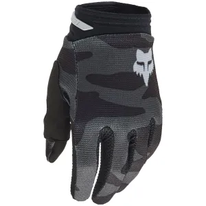 Fox Racing Youth 180 Bnkr Standard Offroad Gloves Black Camo