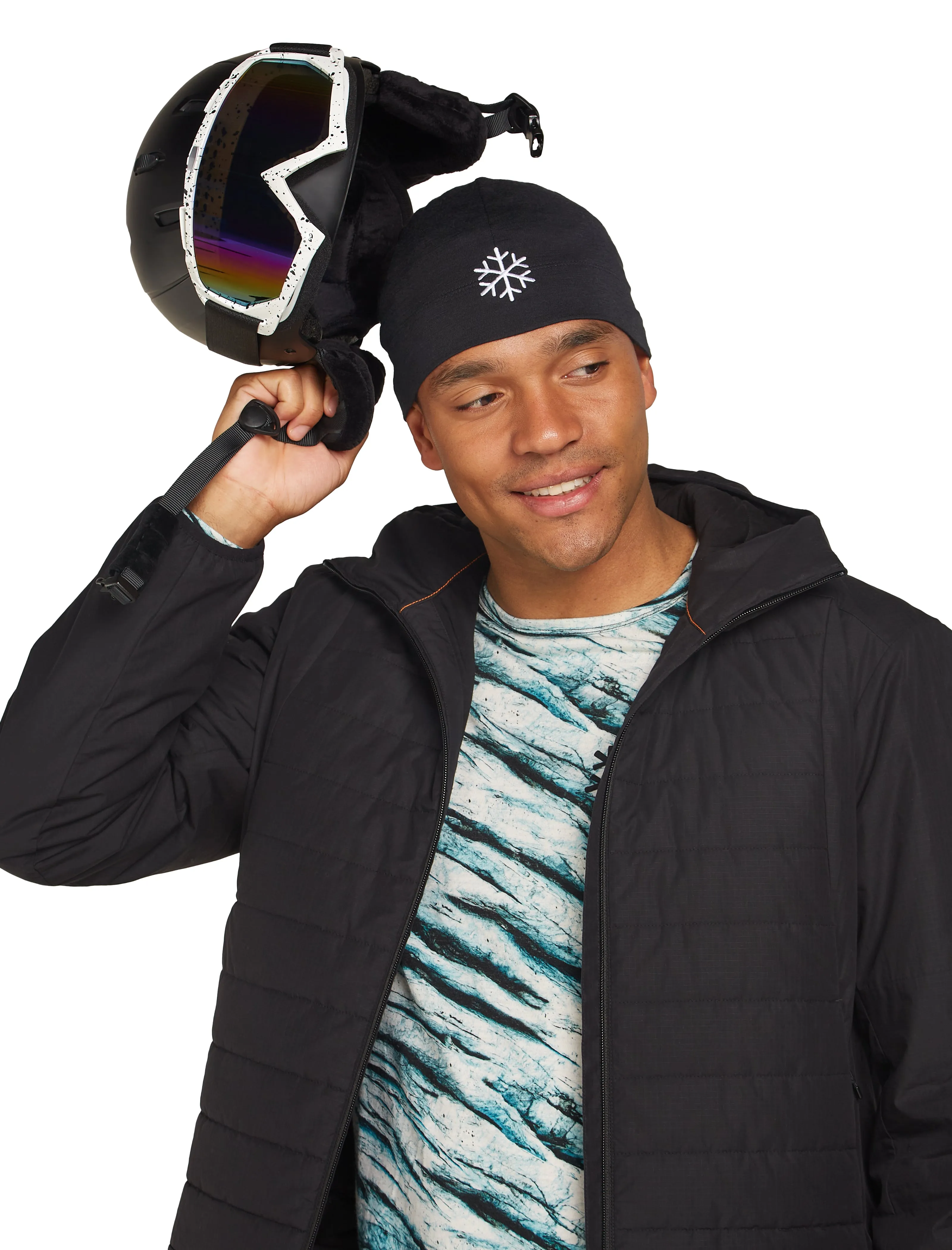 Merino 200 Oasis Beanie - Pow Black