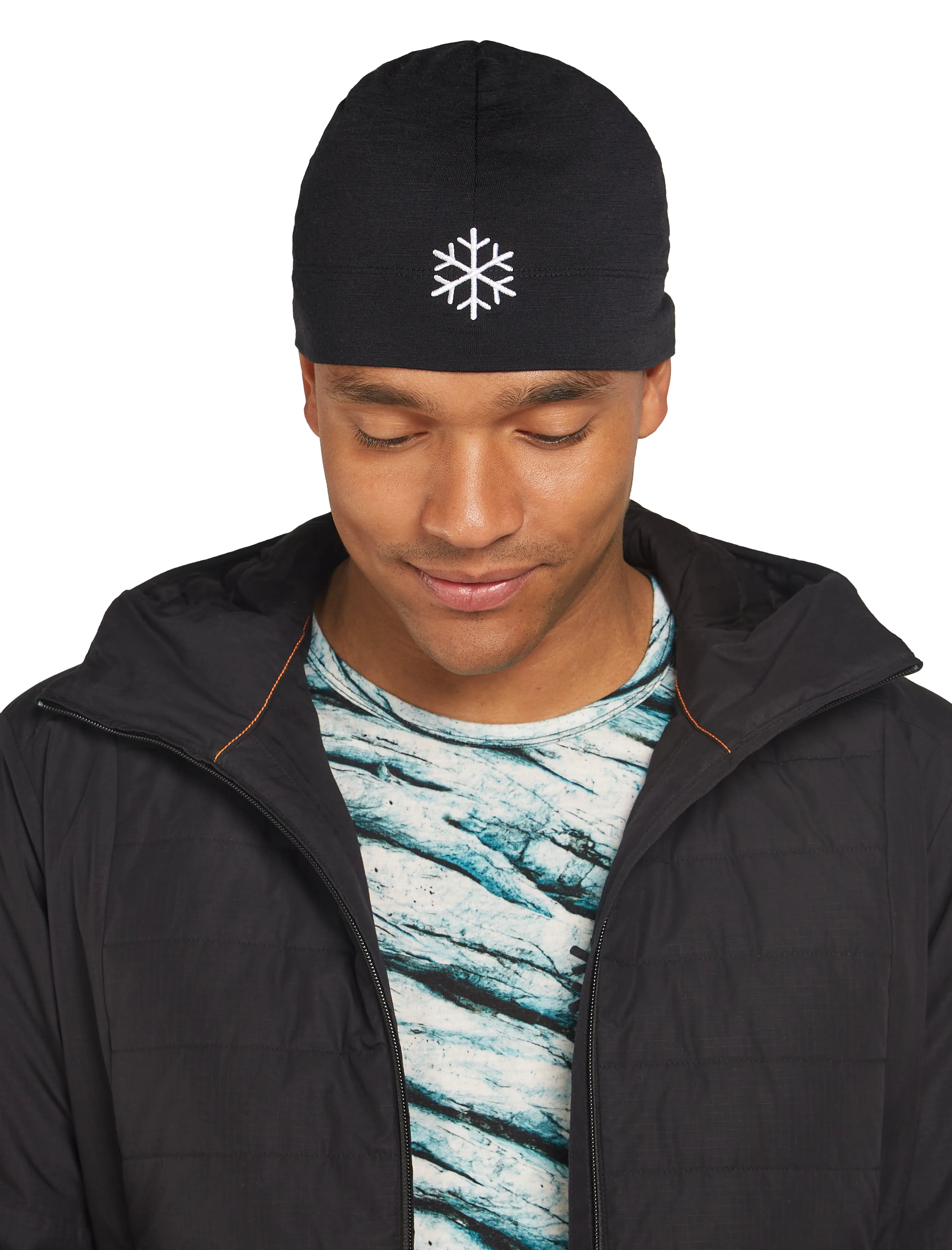 Merino 200 Oasis Beanie - Pow Black