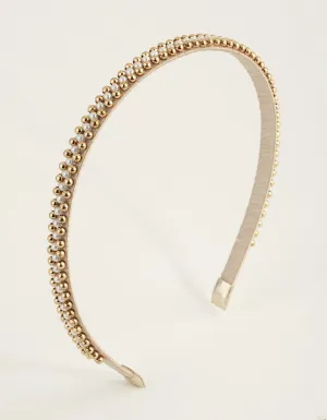 Micro Pearl Beaded Alice Band