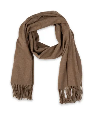 Mocha Classic Twill Scarf- Wood