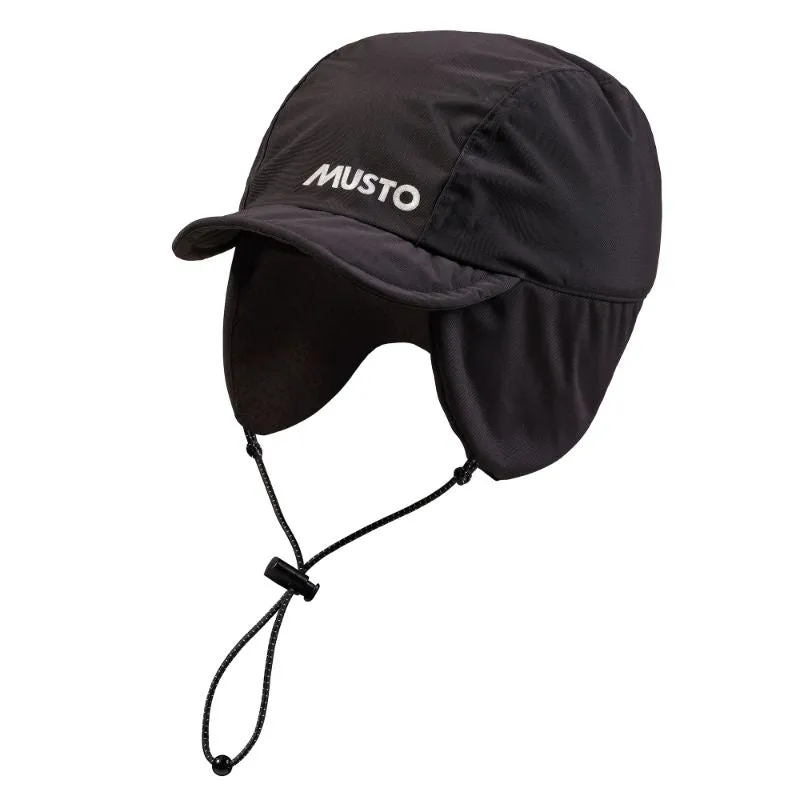 Musto MPX Fleece Lined Waterproof Cap - Black