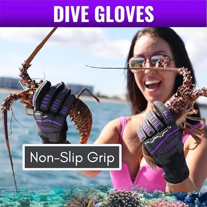 Premium Protection Dive Gloves -  Cut Resistant