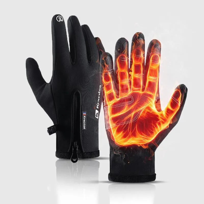 Premium Windproof Thermal Touchscreen Gloves for Men and Women - Experience Warmth and Connectivity