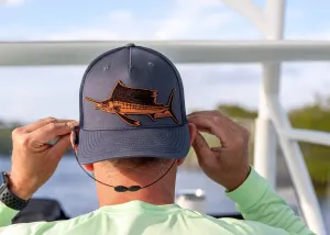 Sailfish Trucker Hat - Mid Profile   Classic Patch