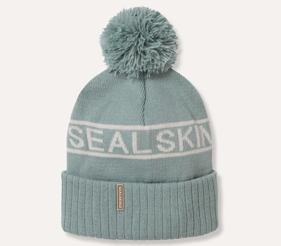 Sealskinz Heacham Waterproof Bobble Hat Blue