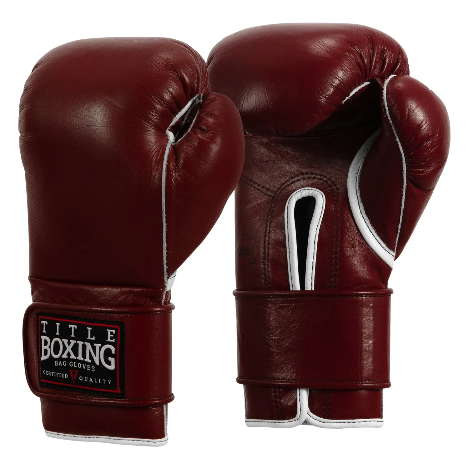 TITLE Boxing Old School Leather Bag Gloves 2.0