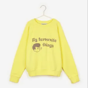 Tom & Boy Bright Yellow Favourite Things Sweatshirt