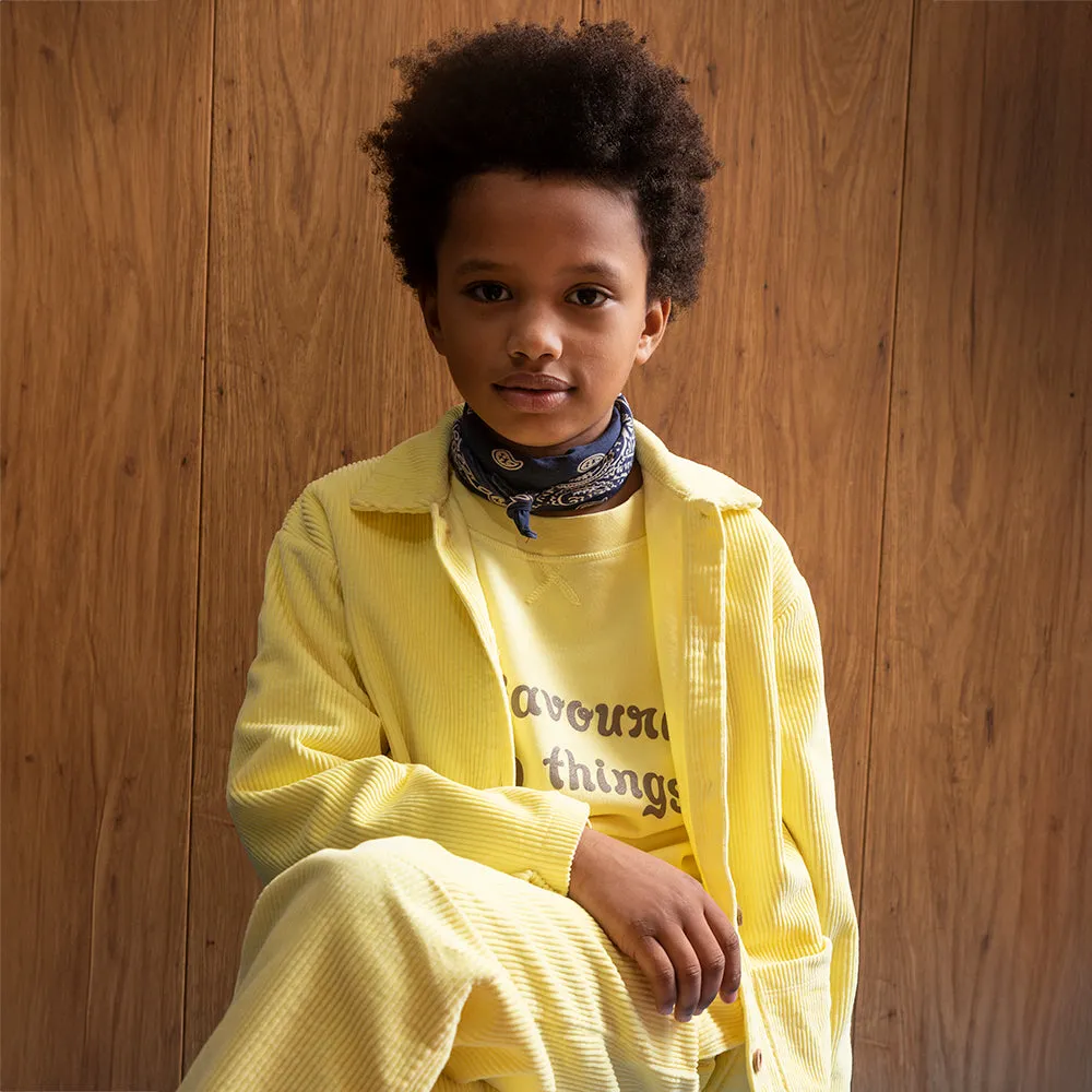 Tom & Boy Bright Yellow Favourite Things Sweatshirt