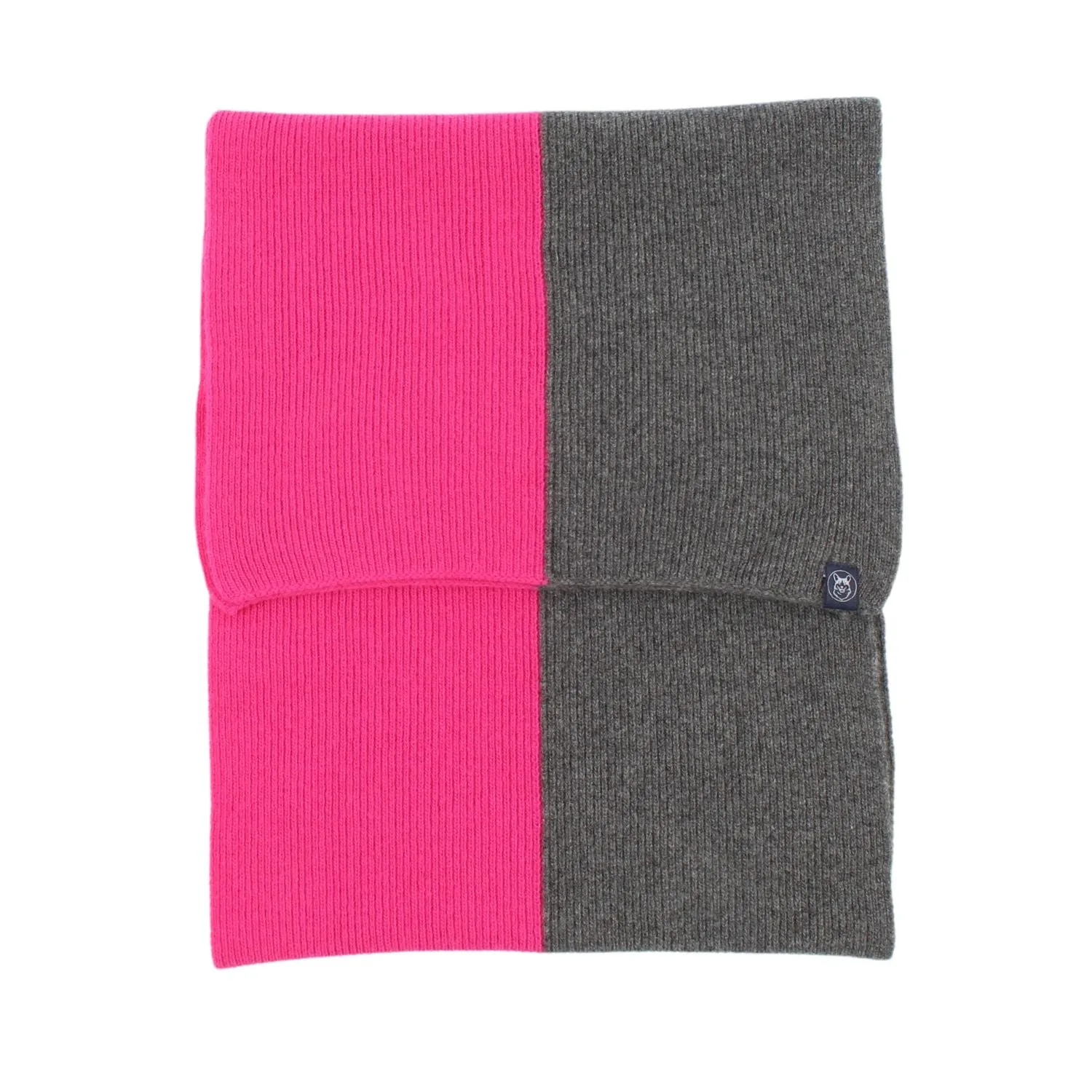 Unisex Colour Split Wool Scarf