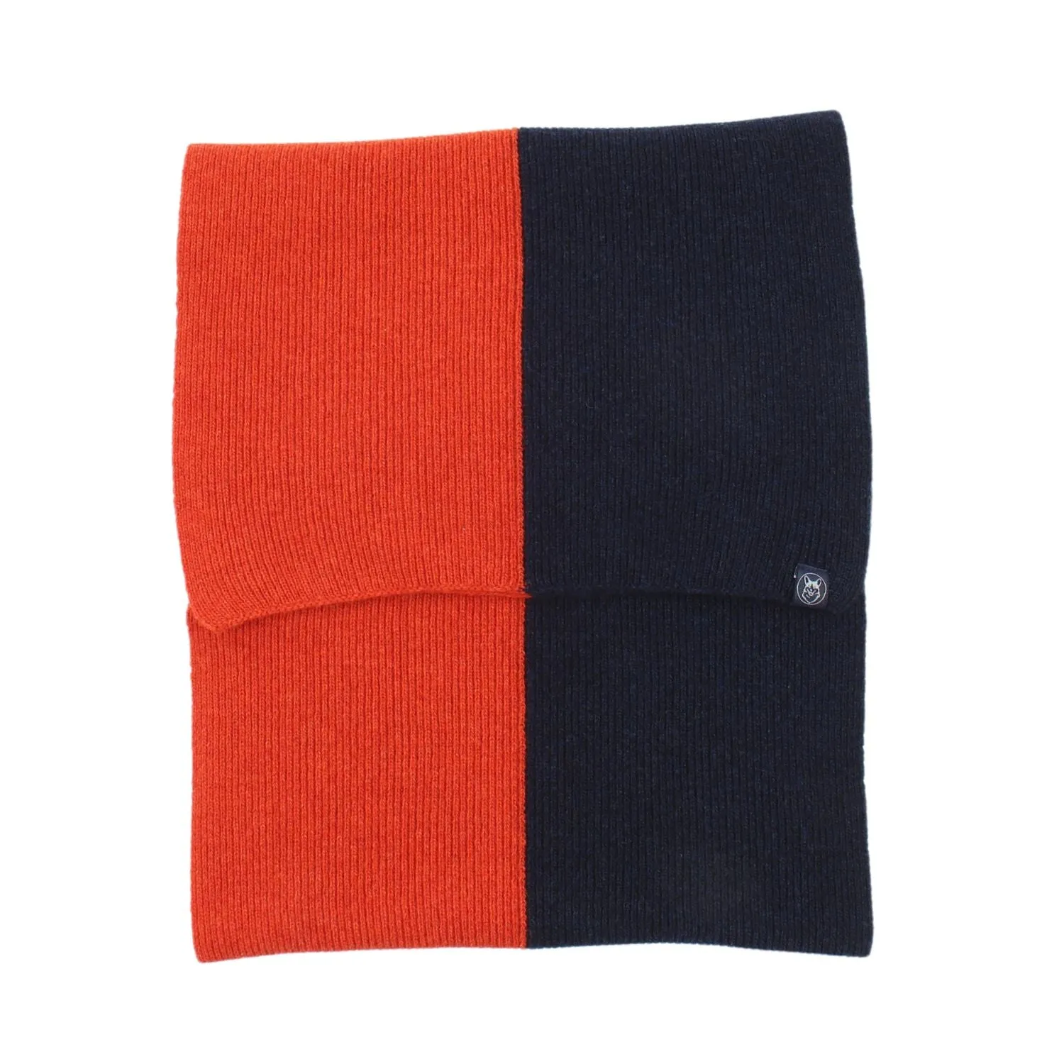 Unisex Colour Split Wool Scarf