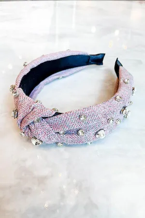 Vicky Lilac Studded Headband